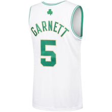 Load image into Gallery viewer, 5-Kevin Garnett Boston Celtics Hardwood Classics Authentic Jersey - White