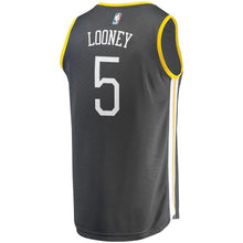 Load image into Gallery viewer, 5-Kevon Looney Golden State Warriors Jersey Charcoal - Statement Edition