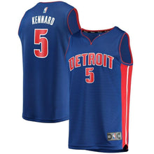 Load image into Gallery viewer, 5-Luke Kennard Detroit Pistons  Jersey - Icon Edition – Blue