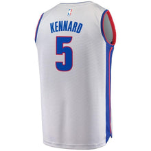 Load image into Gallery viewer, 5-Luke Kennard Detroit Pistons Jersey Gray - Statement Edition
