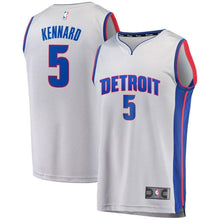 Load image into Gallery viewer, 5-Luke Kennard Detroit Pistons Jersey Gray - Statement Edition