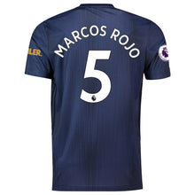 Load image into Gallery viewer, 5-Marcos Rojo Manchester United 2018-19 Third Player Jersey – Navy