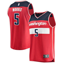 Load image into Gallery viewer, 5-Markieff Morris Washington Wizards Team Color Player Jersey Red - Icon Edition