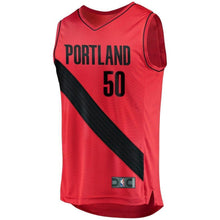 Load image into Gallery viewer, 50-Caleb Swanigan Portland Trail Blazers  Jersey - Statement Edition - Red