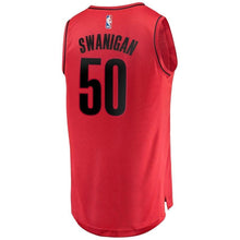 Load image into Gallery viewer, 50-Caleb Swanigan Portland Trail Blazers  Jersey - Statement Edition - Red