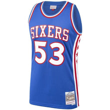 Load image into Gallery viewer, 53-Darryl Dawkins Philadelphia 76ers  1976-77 Hardwood Classics Swingman Jersey – Royal