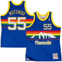 Load image into Gallery viewer, 55-Dikembe Mutombo Denver Nuggets  Basketball Jersey - Navy Blue