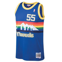 Load image into Gallery viewer, 55-Dikembe Mutombo Denver Nuggets  Hardwood Classics Swingman Jersey - Blue