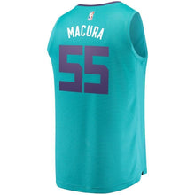 Load image into Gallery viewer, 55-J.P. Macura Charlotte Hornets  Jersey - Icon Edition - Teal