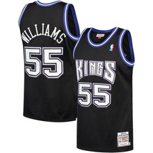 Load image into Gallery viewer, 55-Jason Williams Sacramento Kings  1998-99 Hardwood Classics Authentic Jersey - Black