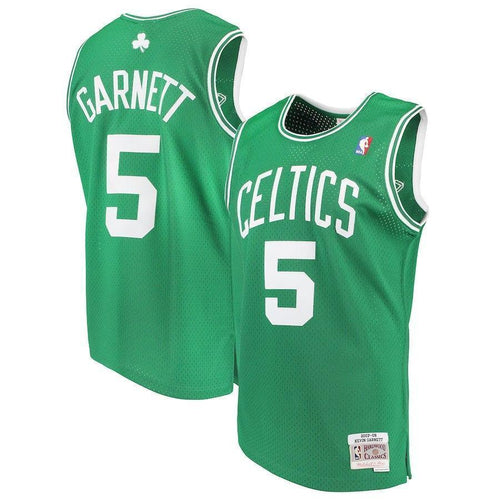 5-Kevin Garnett Boston Celtics Hardwood Classics Swingman Jersey – Kelly Green