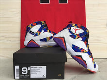 Load image into Gallery viewer, Air Jordan 7S Hardcover Style Black Red Purple (Women)