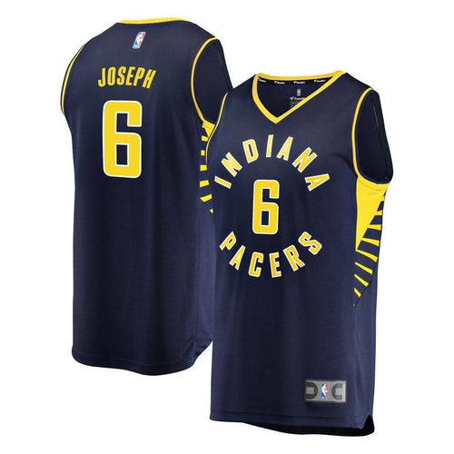 6-Cory Joseph Indiana Pacers  Jersey - Icon Edition – Navy