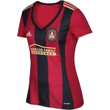Load image into Gallery viewer, 6-Darlington Nagbe Atlanta United FC Women&#39;s 2017-18 Primary Jersey – Red-Black