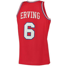 Load image into Gallery viewer, 6-Julius Erving Philadelphia 76ers  1982-83 Hardwood Classics Swingman Jersey - Red