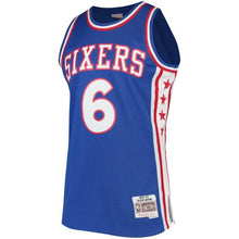 Load image into Gallery viewer, 6-Julius Erving Philadelphia 76ers Hardwood Classics Swingman Jersey - Royal