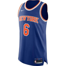 Load image into Gallery viewer, 6-Kristaps Porzingis New York Knicks Authentic Jersey Blue - Icon Edition