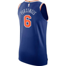 Load image into Gallery viewer, 6-Kristaps Porzingis New York Knicks Swingman Jersey Blue - Icon Edition