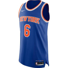 Load image into Gallery viewer, 6-Kristaps Porzingis New York Knicks Authentic Player Jersey Blue - Icon Edition