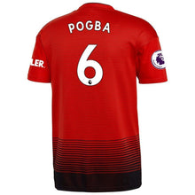Load image into Gallery viewer, 6-Paul Pogba Manchester United 2018-19 Home Player Jersey – Red