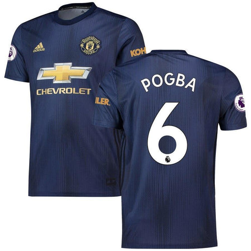 6-Paul Pogba Manchester United 2018-19 Third Player Jersey – Navy