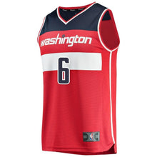 Load image into Gallery viewer, 6-Troy Brown Washington Wizards 2018 NBA Draft First Round Pick Fast Jersey Red – Icon Edition