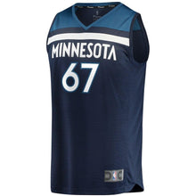 Load image into Gallery viewer, 67-Taj Gibson Minnesota Timberwolves  Jersey Green - Icon Edition – Navy