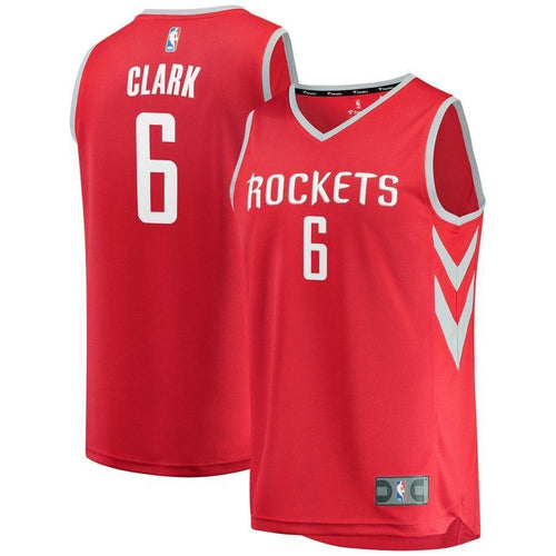 6-Gary Clark Houston Rockets  Jersey - Icon Edition - Red