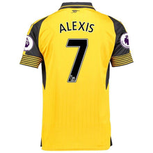 Load image into Gallery viewer, 7-Alexis Sanchez Arsenal 2016-17 Away Replica Patch Jersey - Yellow