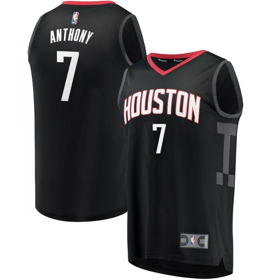 7-Carmelo Anthony Houston Rockets  Alternate Jersey – Black