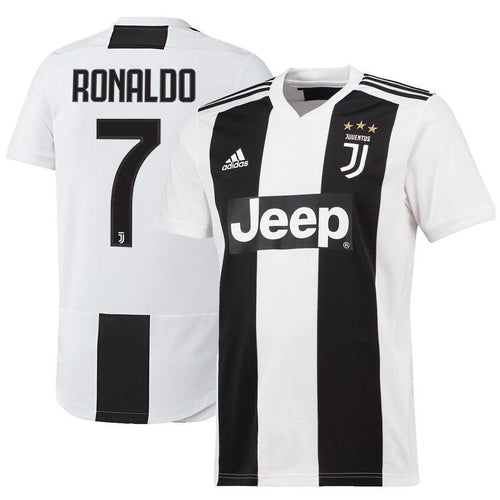 7-Cristiano Ronaldo Juventus 2018-19 Home Player Jersey – White