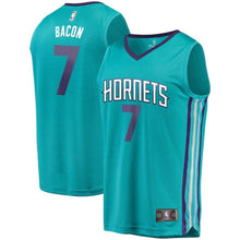 Load image into Gallery viewer, 7-Dwayne Bacon Charlotte Hornets  Jersey - Icon Edition – Teal