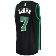 Load image into Gallery viewer, 7-Jaylen Brown Boston Celtics  Jersey - Statement Edition - Black