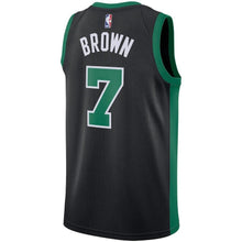 Load image into Gallery viewer, 7-Jaylen Brown Boston Celtics Swingman Jersey - Statement Edition – Black