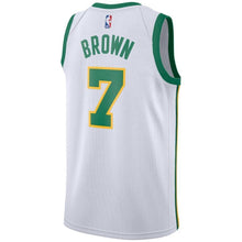Load image into Gallery viewer, 7-Jaylen Brown Boston Celtics Swingman Jersey – City Edition – White