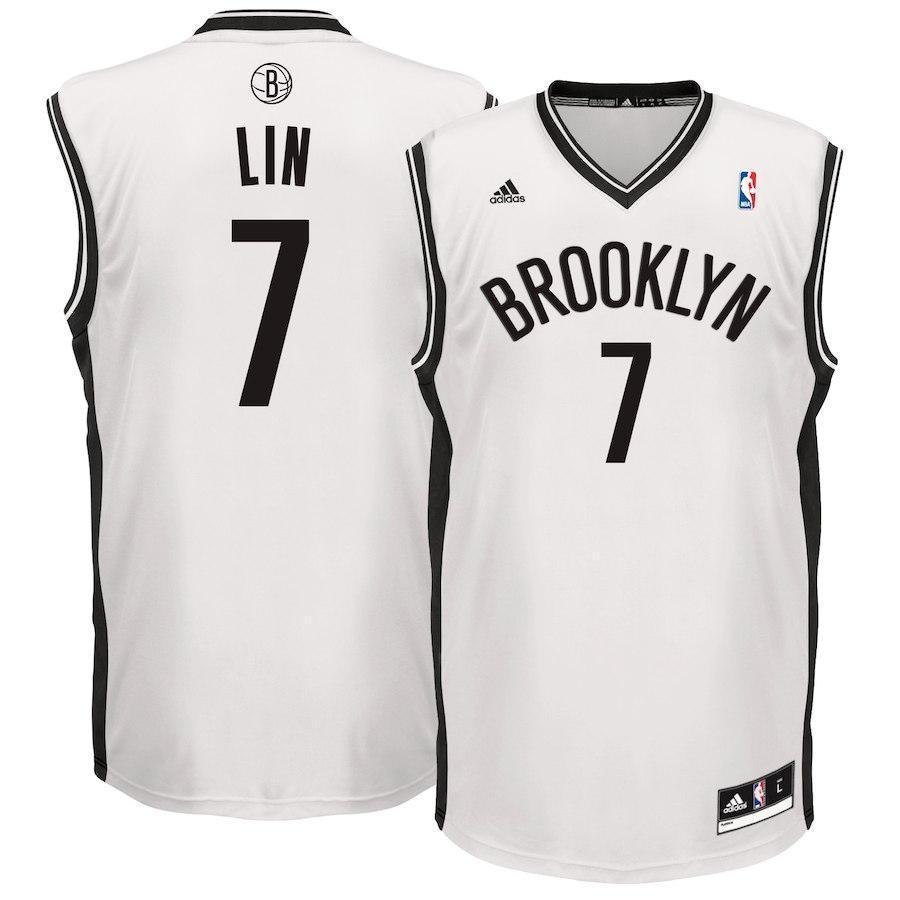 7-Jeremy Lin Brooklyn Nets  Jersey - White