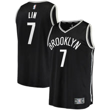 Load image into Gallery viewer, 7-Jeremy Lin Brooklyn Nets  Jersey Black - Icon Edition