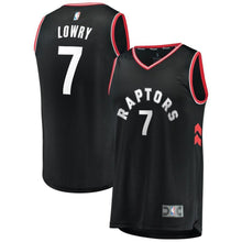 Load image into Gallery viewer, 7-Kyle Lowry Toronto Raptors  Jersey Black - Statement Edition