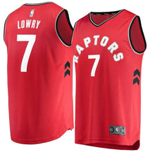 Load image into Gallery viewer, 7-Kyle Lowry Toronto Raptors  Jersey Red - Icon Edition
