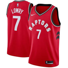 Load image into Gallery viewer, 7-Kyle Lowry Toronto Raptors Swingman Jersey Red - Icon Edition