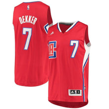 Load image into Gallery viewer, 7-Sam Dekker LA Clippers Swingman Team Jersey - Red