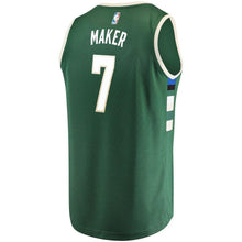 Load image into Gallery viewer, 7-Thon Maker Milwaukee Bucks  Jersey Green - Icon Edition