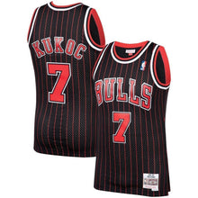 Load image into Gallery viewer, 7-Toni Kukoc Chicago Bulls  Hardwood Classics Swingman Jersey – Black