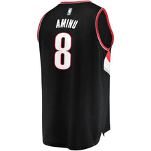 Load image into Gallery viewer, 8-Al-Farouq Aminu Portland Trail Blazers Jersey Black - Icon Edition