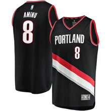 Load image into Gallery viewer, 8-Al-Farouq Aminu Portland Trail Blazers Jersey Black - Icon Edition