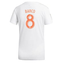 Load image into Gallery viewer, 8-Ezequiel Barco Atlanta United FC Women&#39;s King Peach Player Jersey – White