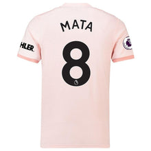 Load image into Gallery viewer, 8-Juan Mata Manchester United 2018-19 Away Player Jersey – Coral