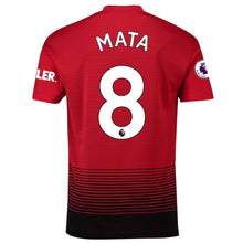 Load image into Gallery viewer, 8-Juan Mata Manchester United 2018-19 Home Player Jersey – Red