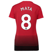 Load image into Gallery viewer, 8-Juan Mata Manchester United Women&#39;s 18-19 Home Jersey – Red