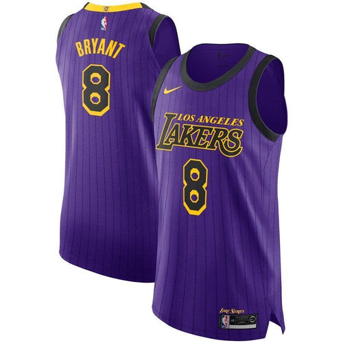 8-Kobe Bryant #8 Los Angeles Lakers VaporKnit Authentic Jersey – City Edition